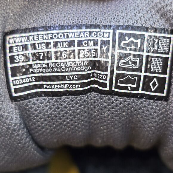 Keen Targhee Low Youth Sz 7 Women's 8.5 Navy Blue Black Waterproof Hiking Shoes - Picture 9 of 9